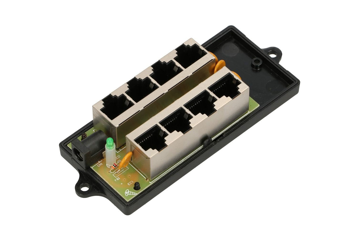 Extralink Poe Injector 4 Port In Black Case