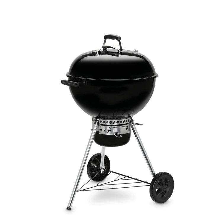 Weber E-5730 Barbacoa Carro Carbón (Combustible) Negro, Plata