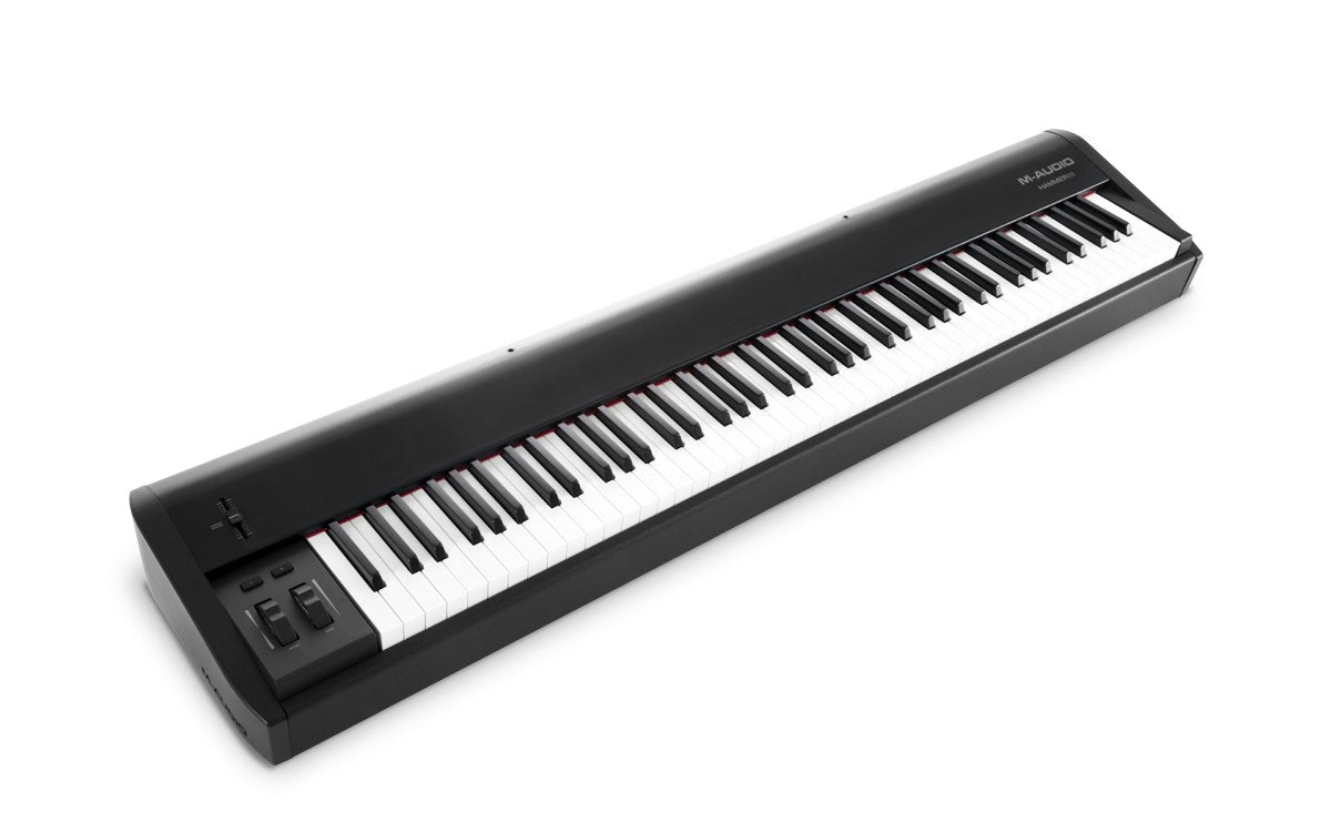 Teclado M-Audio Hammer 88 Midi 88 Llaves Usb Negro, Blanco