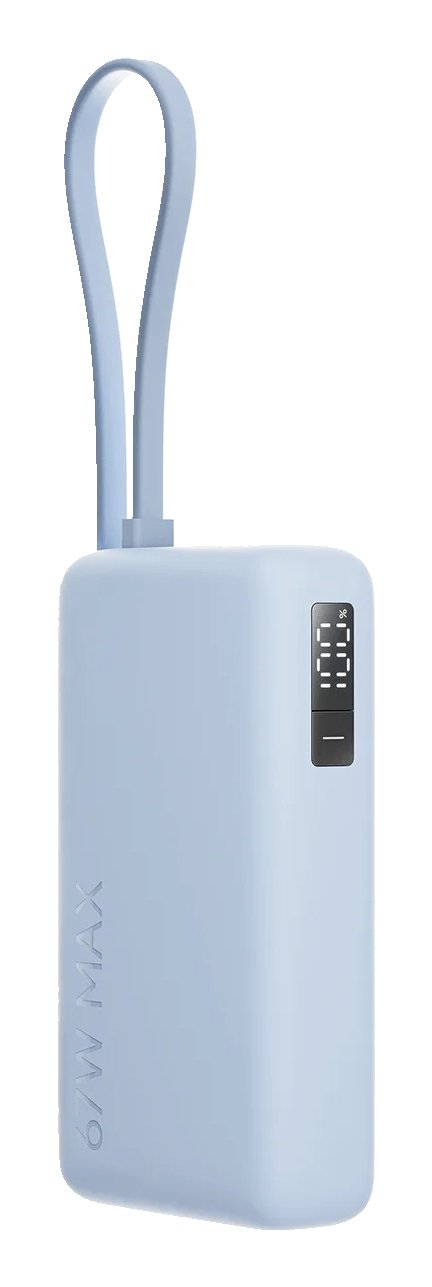 Xiaomi Power Bank 10000mah (Cable Integrado) 67w Azul Hielo