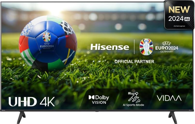 Hisense 58e6nt, Led Tv 146 Cm (58 Pulgadas), Negro, Ultrahd/4k, Hdr, Sintonizador Triple 58e6nt