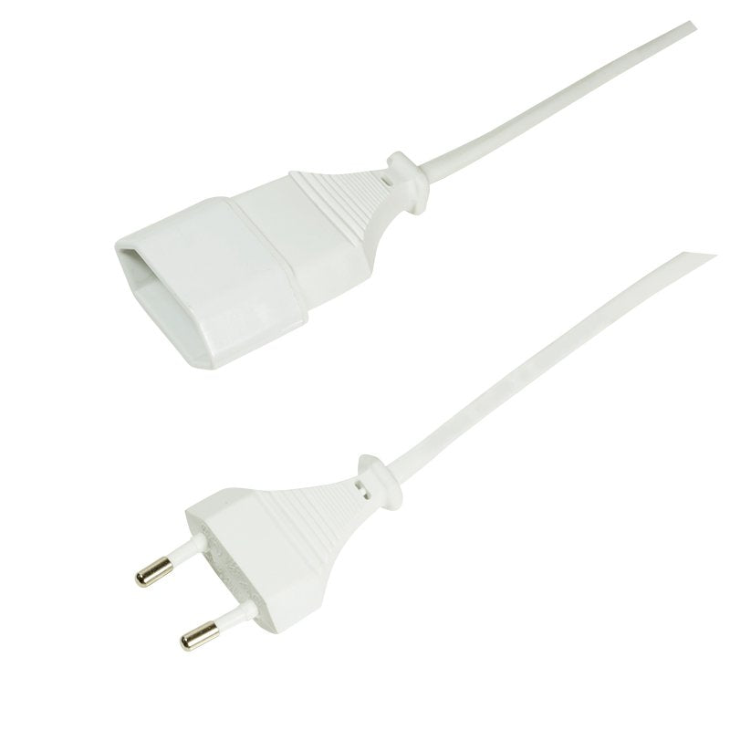 Cable De Alimentacion Euro Cee 7/16 Euro 3m, Blanco