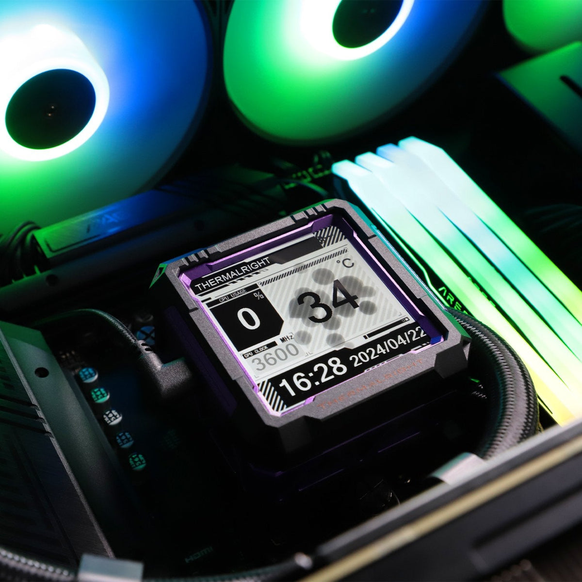 Water Cooler Cpu Aio Thermalright Frozen Warframe Pro Argb