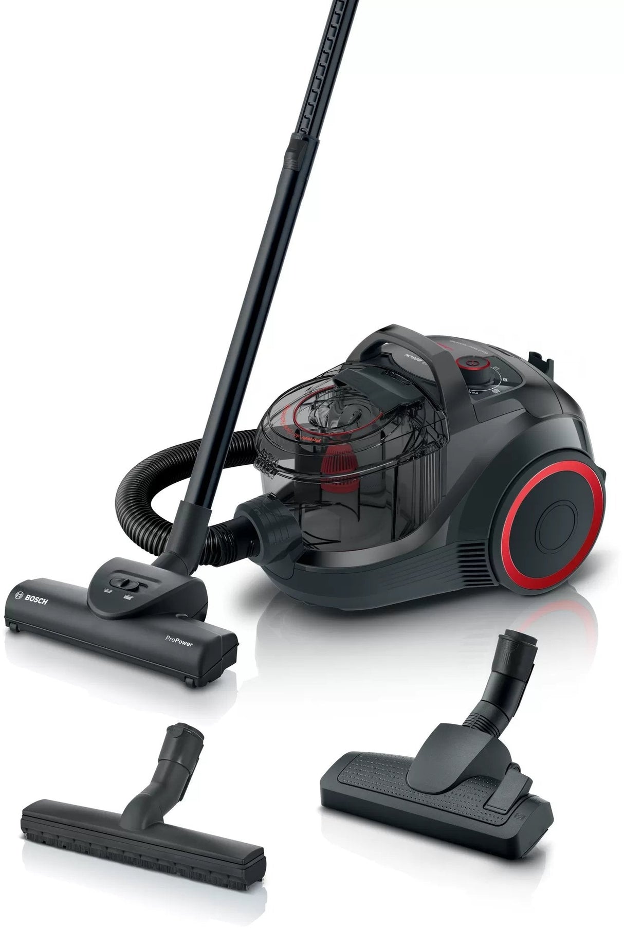 Bosch Serie 4 Propower Bgs21pow2 Aspiradora De Trineo Sin Bolsa 2 L Negro