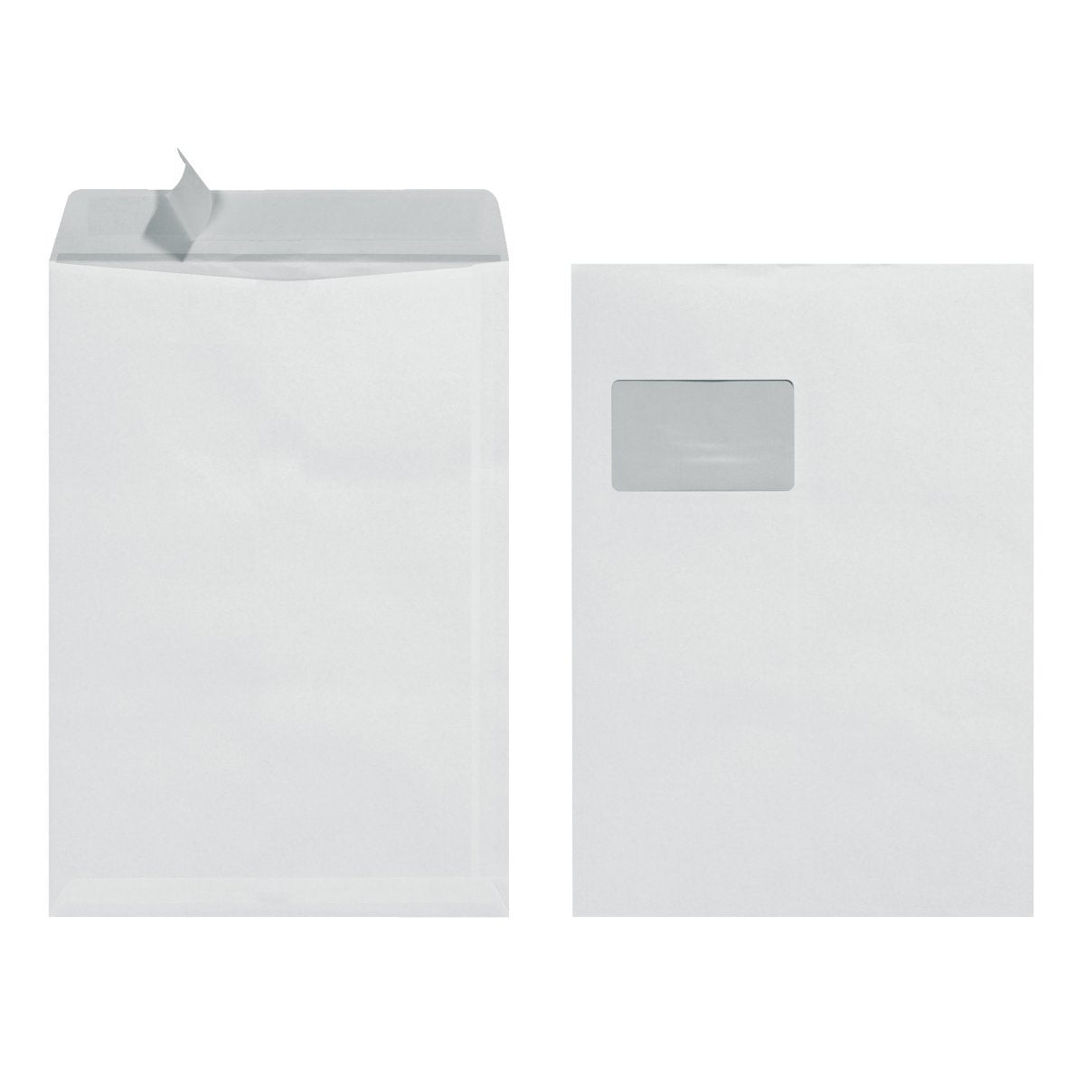 Herlitz Sobre C4 90g Autoadhesivo Con Ventana Blanco 10 Piezas