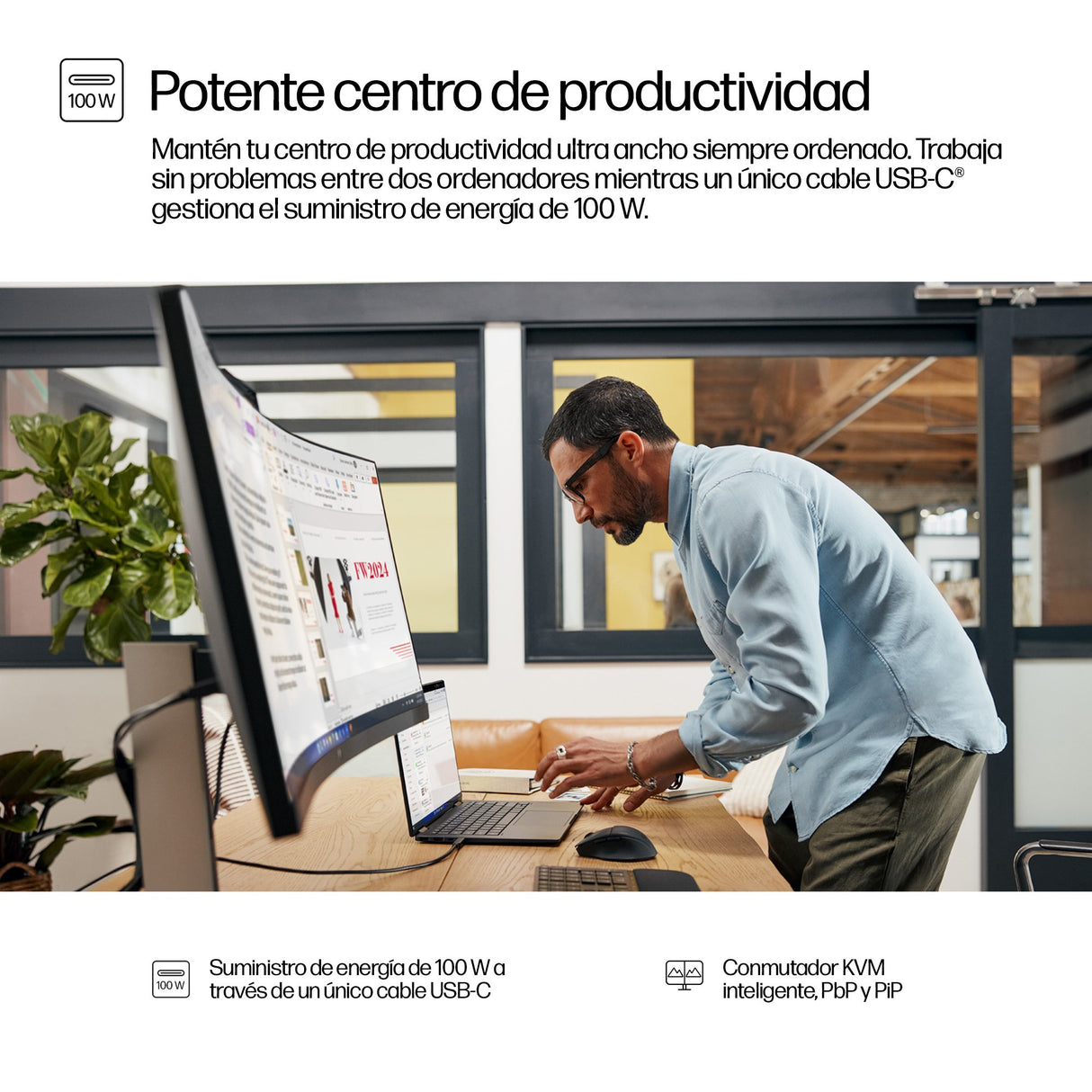 EAN 5715063749630 - HP Series 5 Pro 534pm pantalla para PC 86,4 cm (34") 3440 x 1440 Pixeles Wide Quad HD LCD Negro imagen 8
