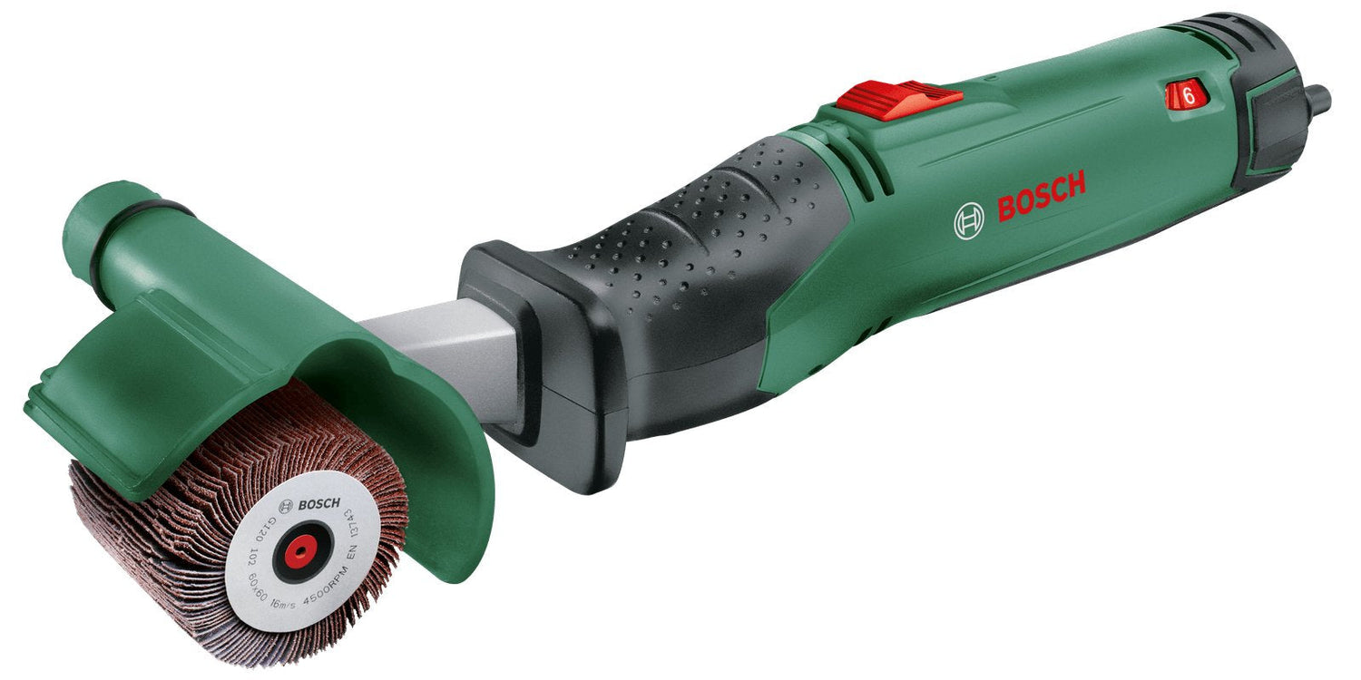 Bosch Bricolaje Y Jardín Rodillo De Lijado Texoro, Cepillo Lijador Verde/Negro, 250 Vatios 06033b5101