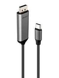 Cable 1m Bi-Directional Usb Type C To Displayport 8k60hz