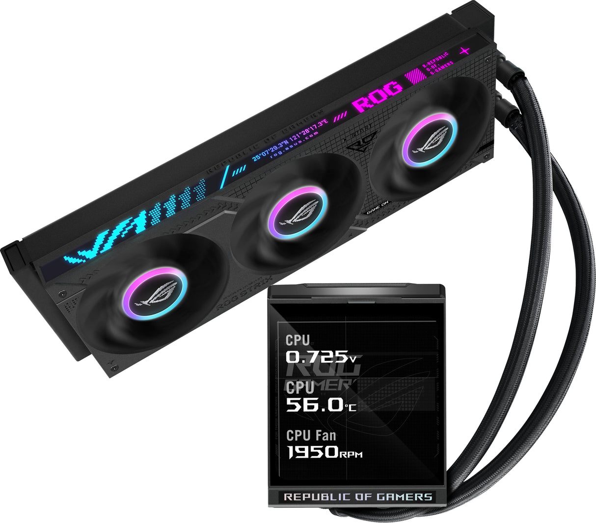 Asus Rog Mrix Lc Iv 360 Argb Lcd Negro