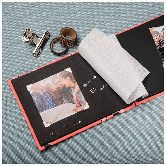 Hama Fine Art Spiral Azul 24x17 50 Paginas Negras 90152 Album