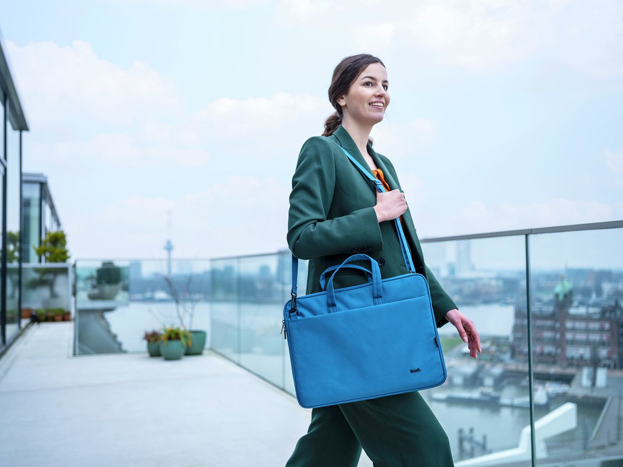 Maletín Trust Bologna Para Portátiles Hasta 16' Azul