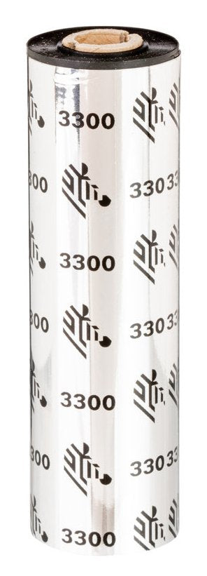 EAN 5704174036180 - Zebra 3300 Wax/ Resin cinta térmica 74 m Negro imagen 1