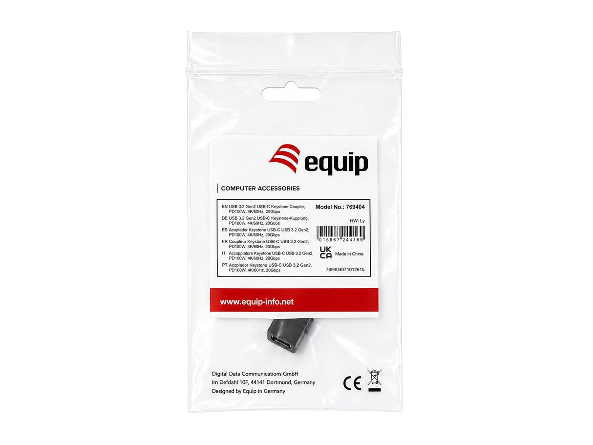 Equip Keymone-Koppler Usb 3.2 Gen2 Usb-C->Usb-C Sw