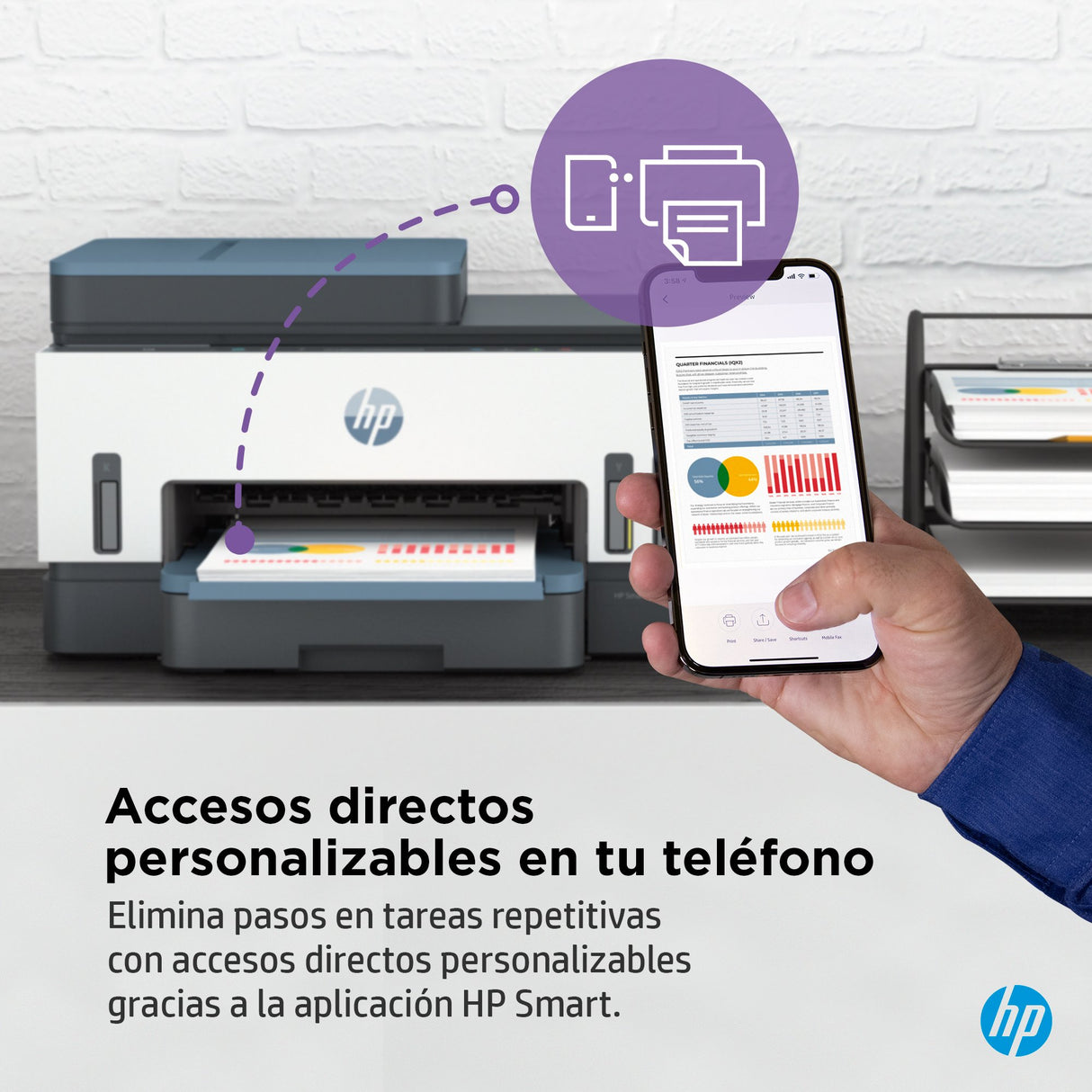 EAN 0195908302520 - HP Smart Tank 7306 All-in-One Printer Inyección de tinta térmica A4 4800 x 1200 DPI 15 ppm Wifi imagen 9