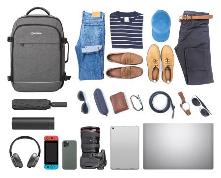 EAN 0766623440370 - Manhattan 440370 maletines para portátil 43,9 cm (17.3") Mochila Gris imagen 5