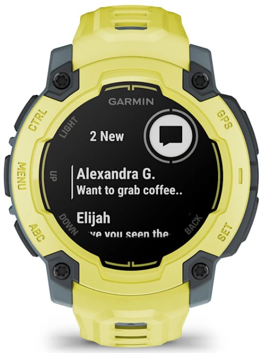 Smartwatch Garmin Instin E 45mm Amarillo Correa Silicona Amarilla