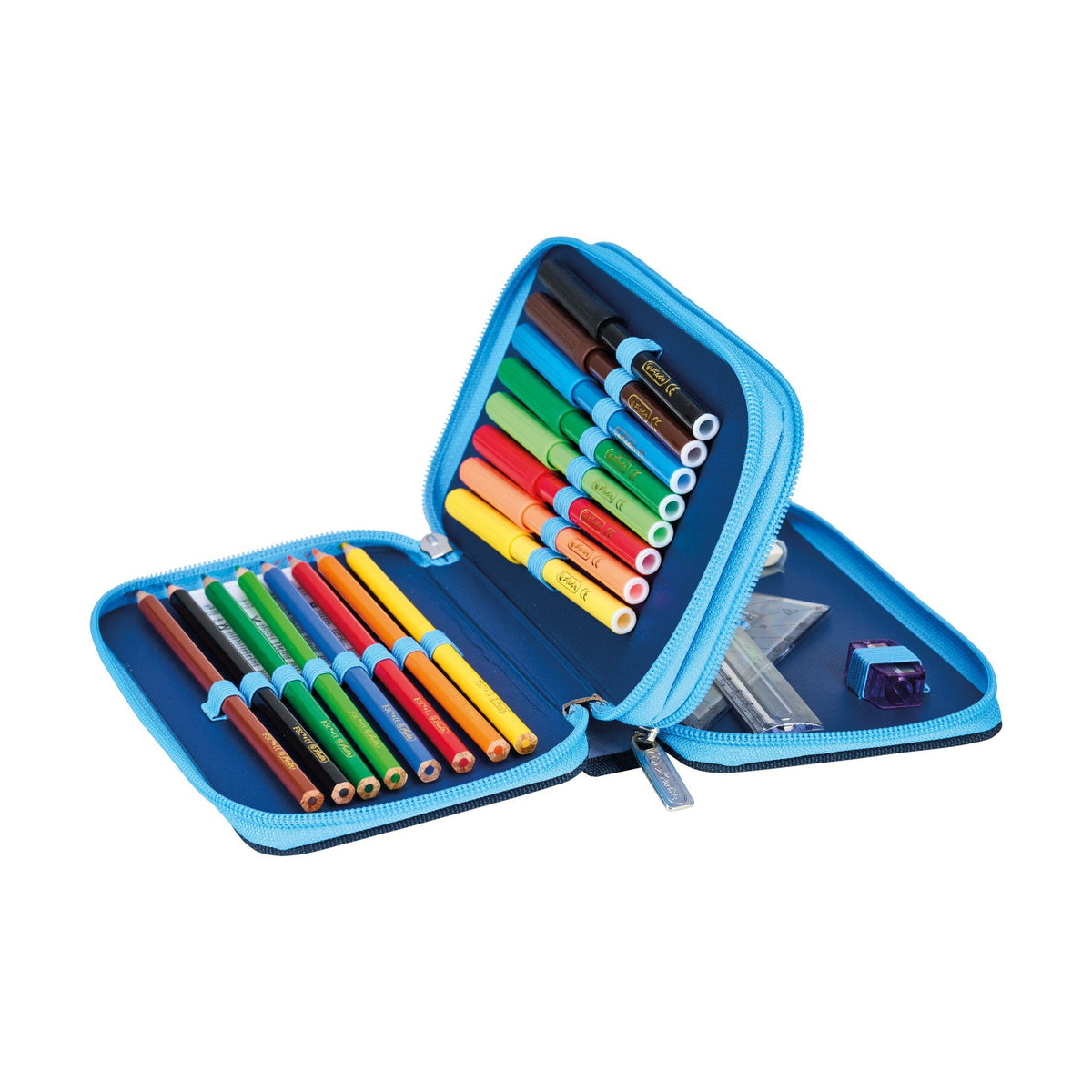 Herlitz Doppeletui 23 Piezas Cosmic Explorer