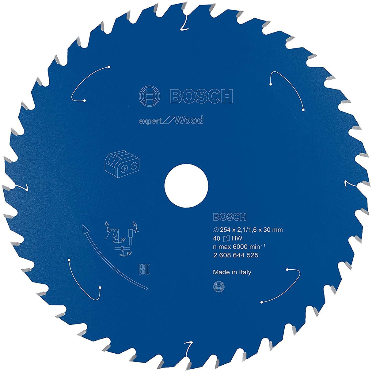 EAN 3165140957557 - Bosch 2608644525 hoja de sierra circular 25,4 cm 1 pieza(s) imagen 2