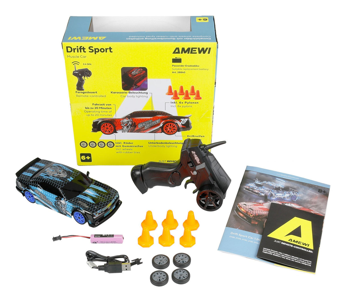 EAN 4262500346484 - Amewi 21133 modelo controlado por radio Coche de carreras Motor eléctrico 1:24 imagen 2
