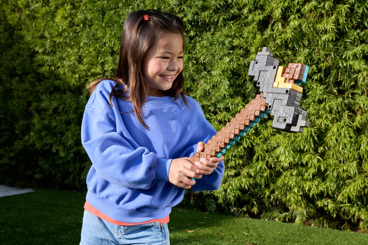 Espada Pico Transformable Minecraft La Pelicula