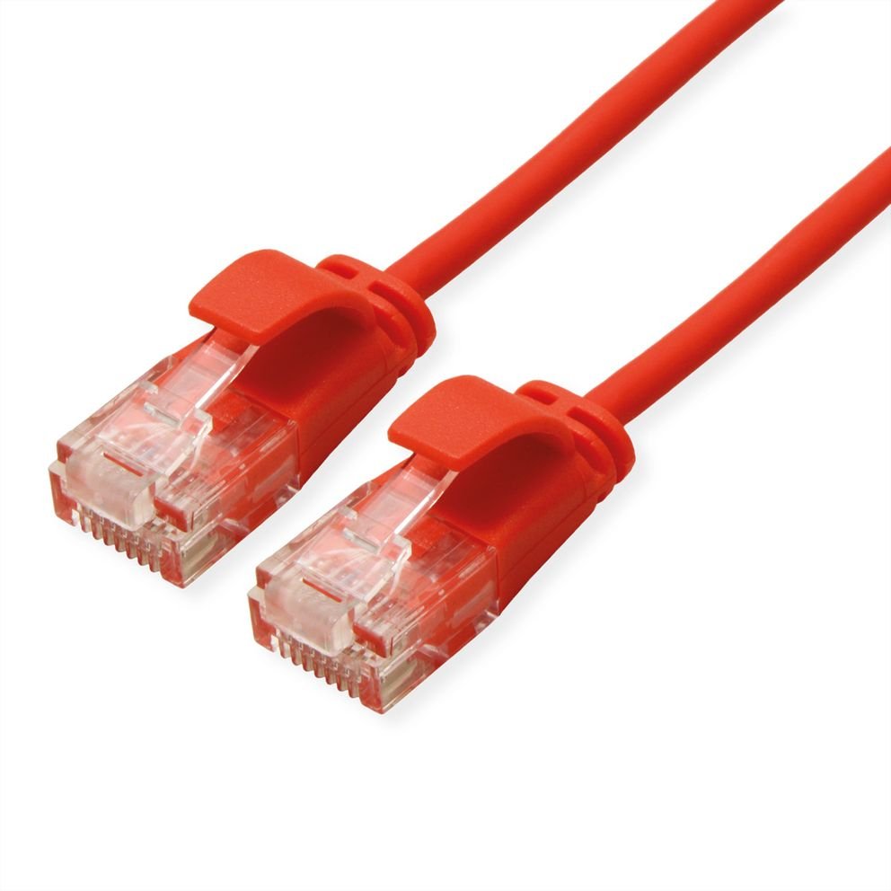 Roline Verde Utp Cable De Red Cat.6a (Class Ea), Lsoh, Slim, Rot, 0,3 M