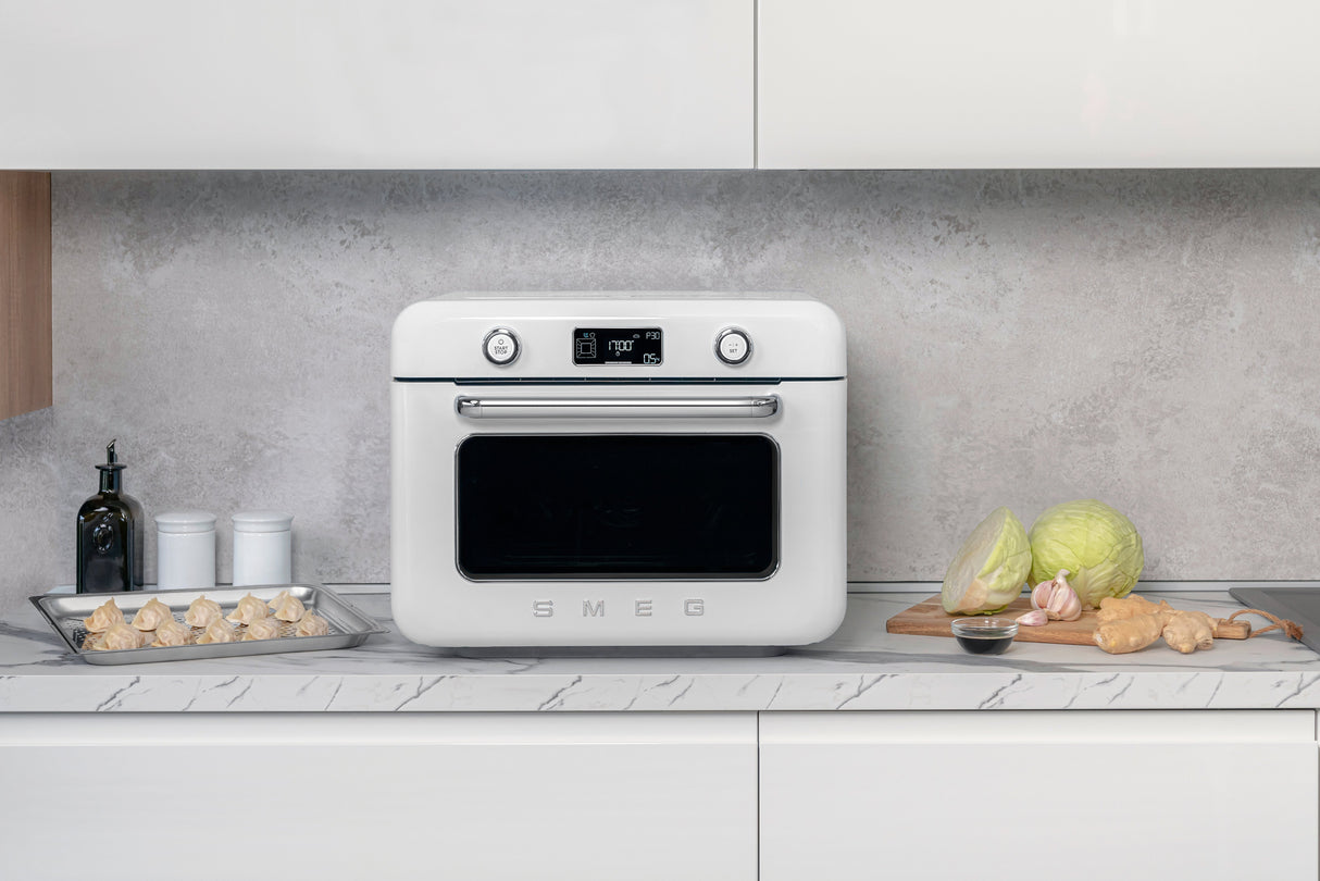 EAN 8017709333843 - Smeg COF01WHEU horno de vapor Pequeño Blanco Botones, Giratorio imagen 16