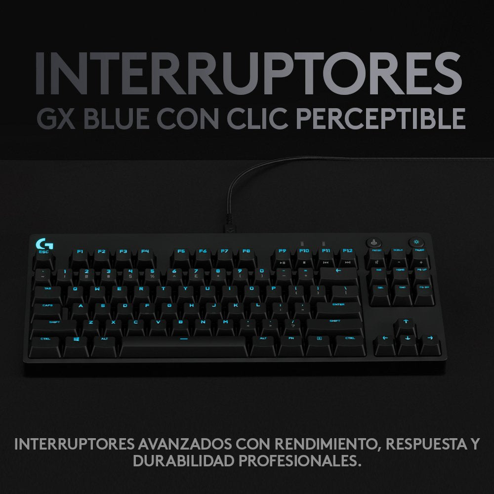 Teclado Español Logitech G Pro Gaming Usb Negro 920-010593