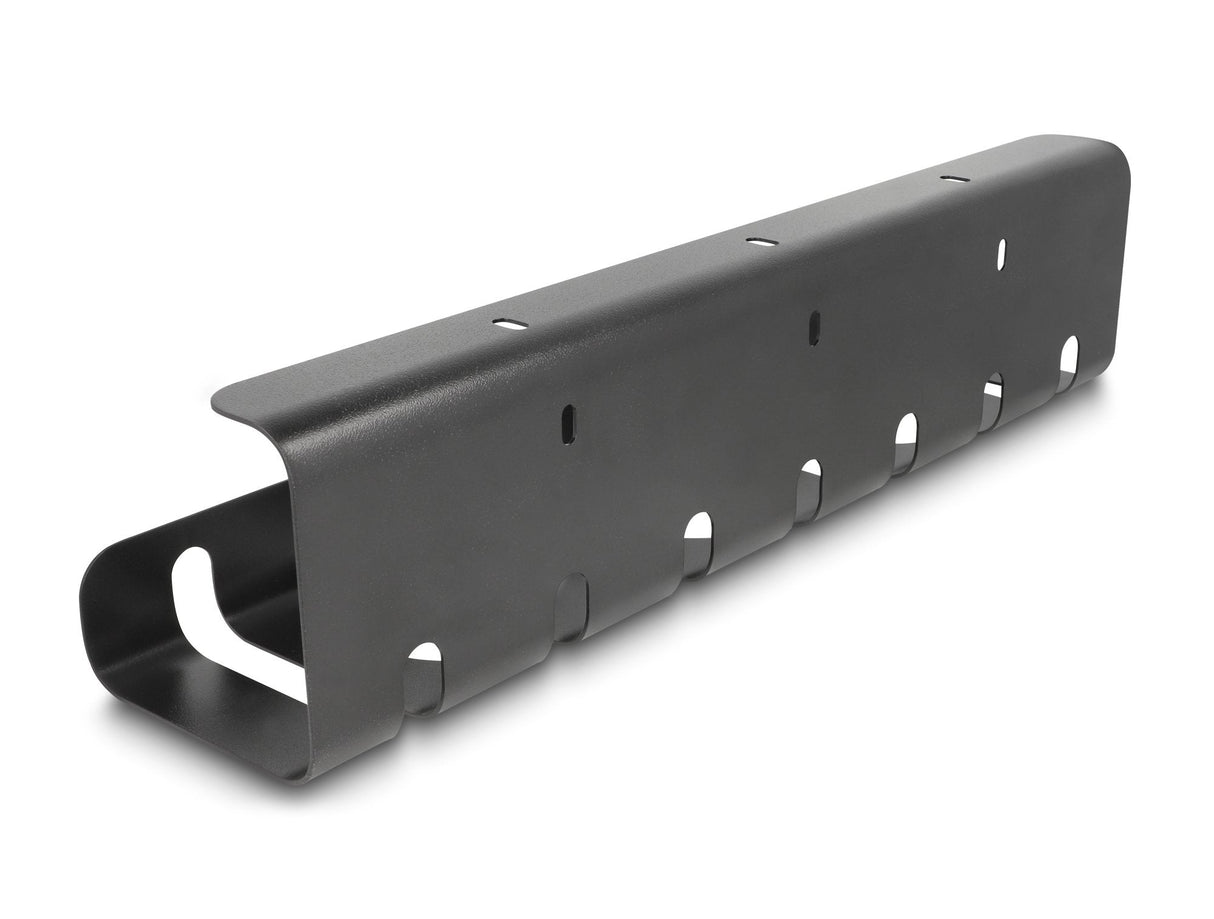 Delock 88031 Soporte De Cables Para Montaje Debajo De La Mesa Negro Juego De 2 Piezas