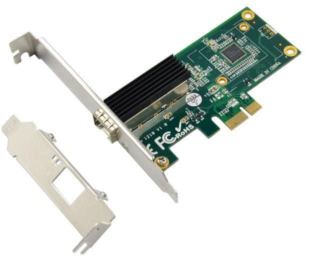 1port Sfp Ethernet Server Pcie Nic, Chipset: Intel Wgi210as