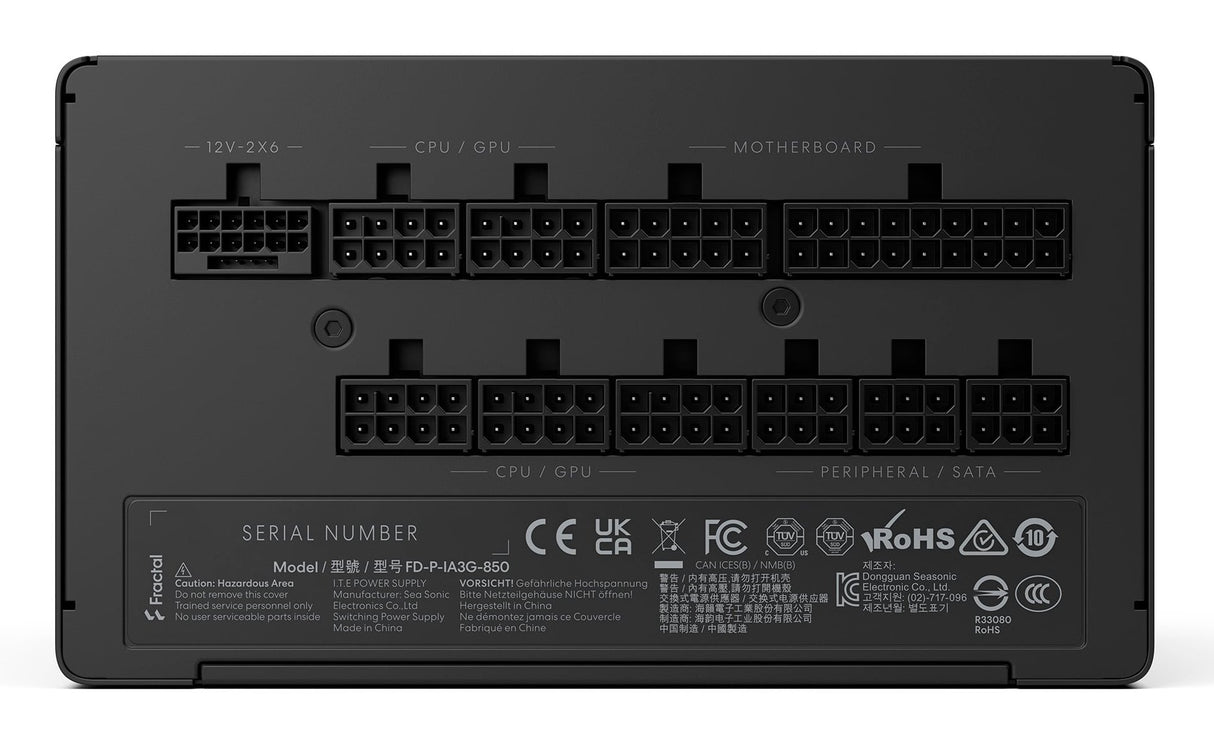 EAN 7340172710264 - Fractal Design Ion 3 Gold 850W unidad de fuente de alimentación 24-pin ATX ATX Negro imagen 5