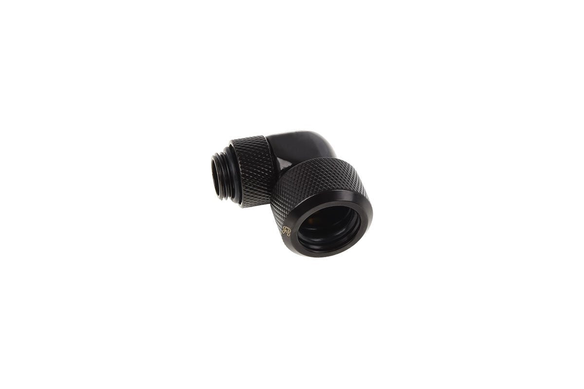 Alphacool Icicle 16mm Hardtube Manguito Atornillable 90° Giratorio, Conexión 17395