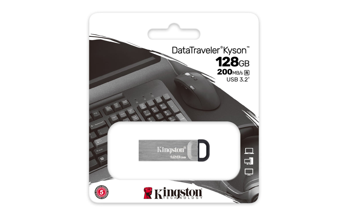 EAN 0740617309119 - Kingston Technology DataTraveler Kyson unidad flash USB USB tipo A 3.2 Gen 1 (3.1 Gen 1) Plata imagen 4
