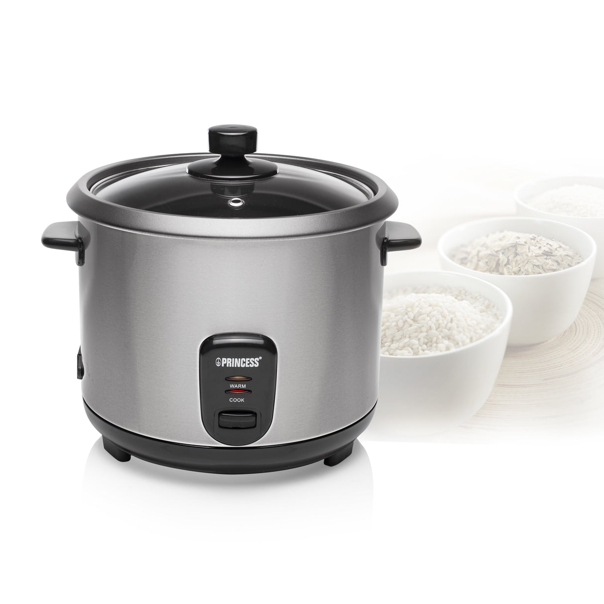 EAN 8712836320192 - Princess 271950 arrocera 1,8 L 700 W Negro, Acero inoxidable imagen 4