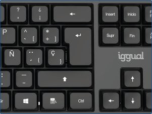 EAN 8435364320563 - iggual CK-OFFICE-105T teclado Hogar / Oficina QWERTY Español imagen 9