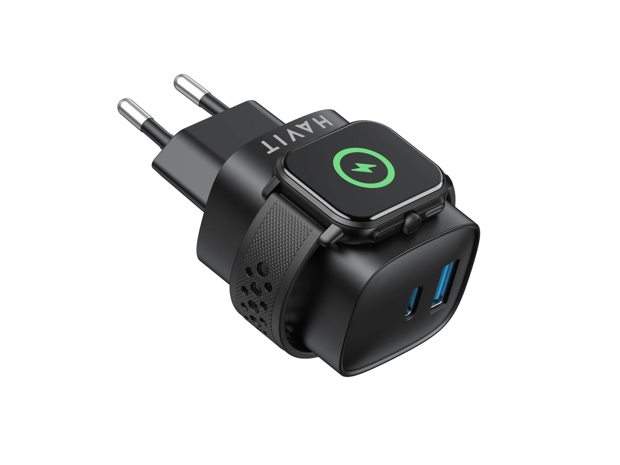 EAN 6939119081065 - Havit 6939119081065 cargador de dispositivo móvil Negro Cargador inalámbrico Carga rápida Interior imagen 4