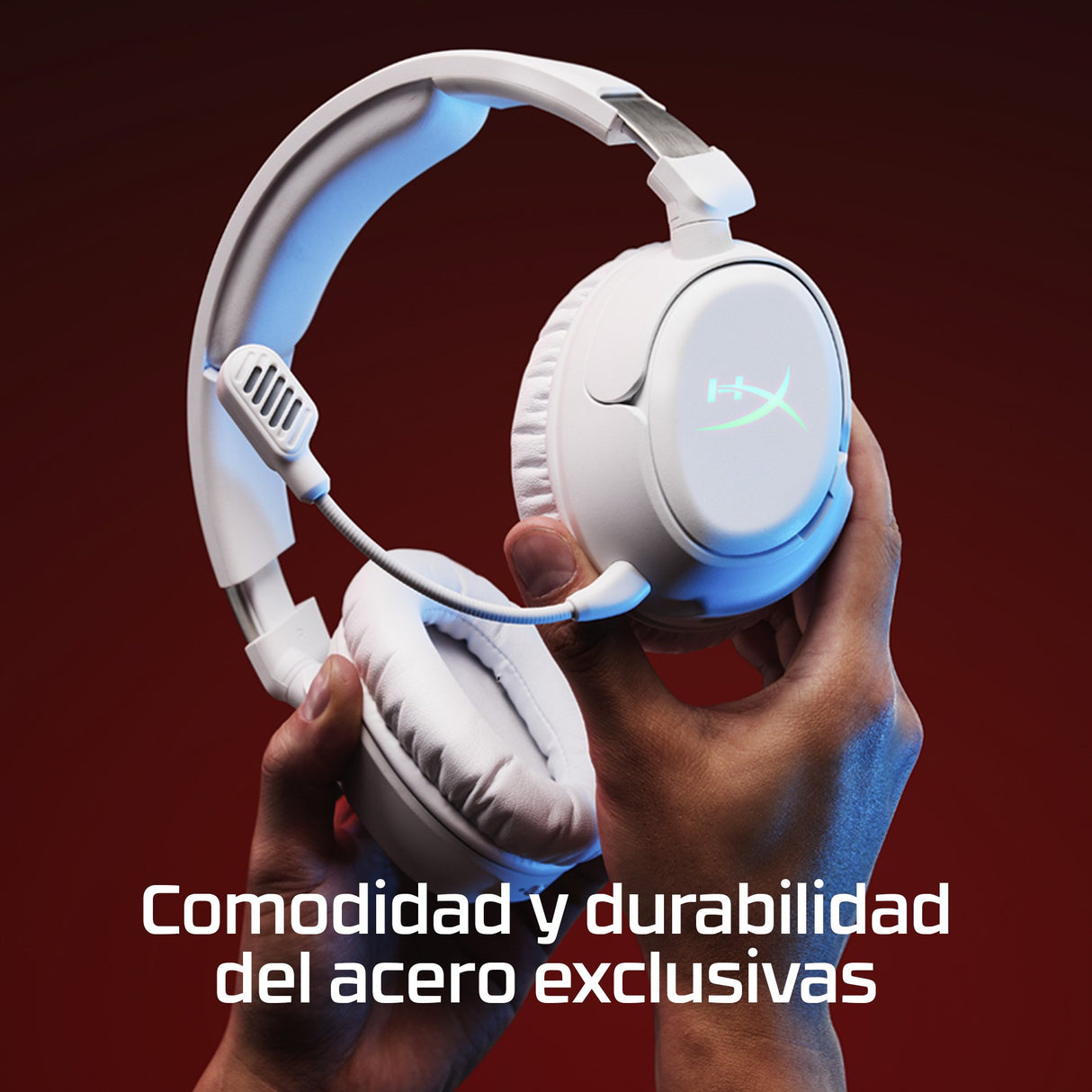 EAN 0198990148328 - HyperX Cloud Flight 2 Inalámbrico Diadema Juego Bluetooth Blanco imagen 11