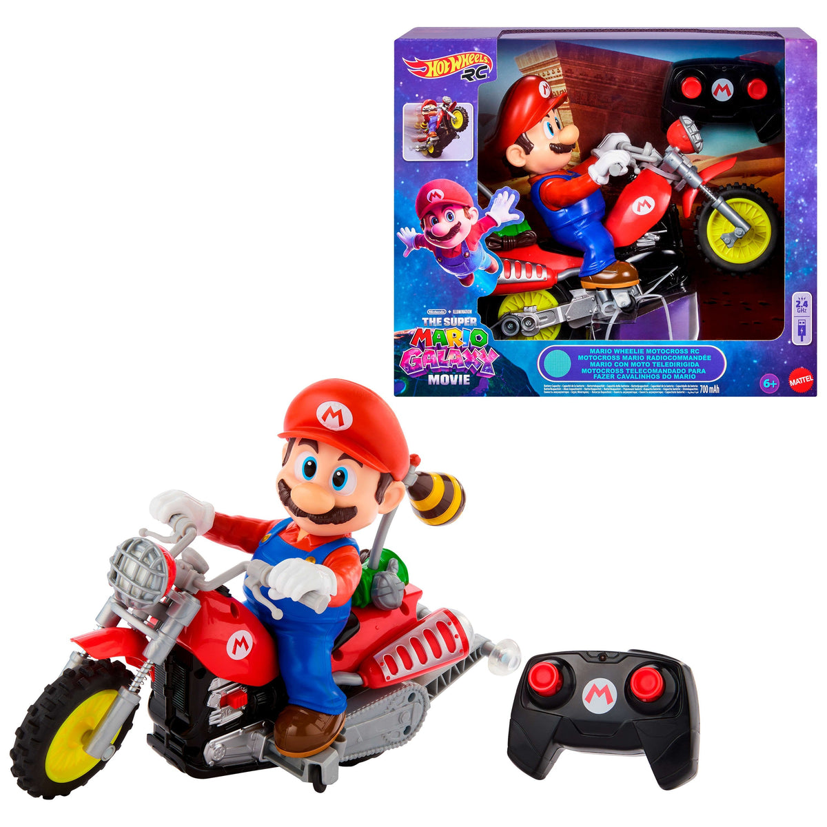 Moto Teledirigida Super Mario Galaxy Movie Super Mario Bros Hot Wheels