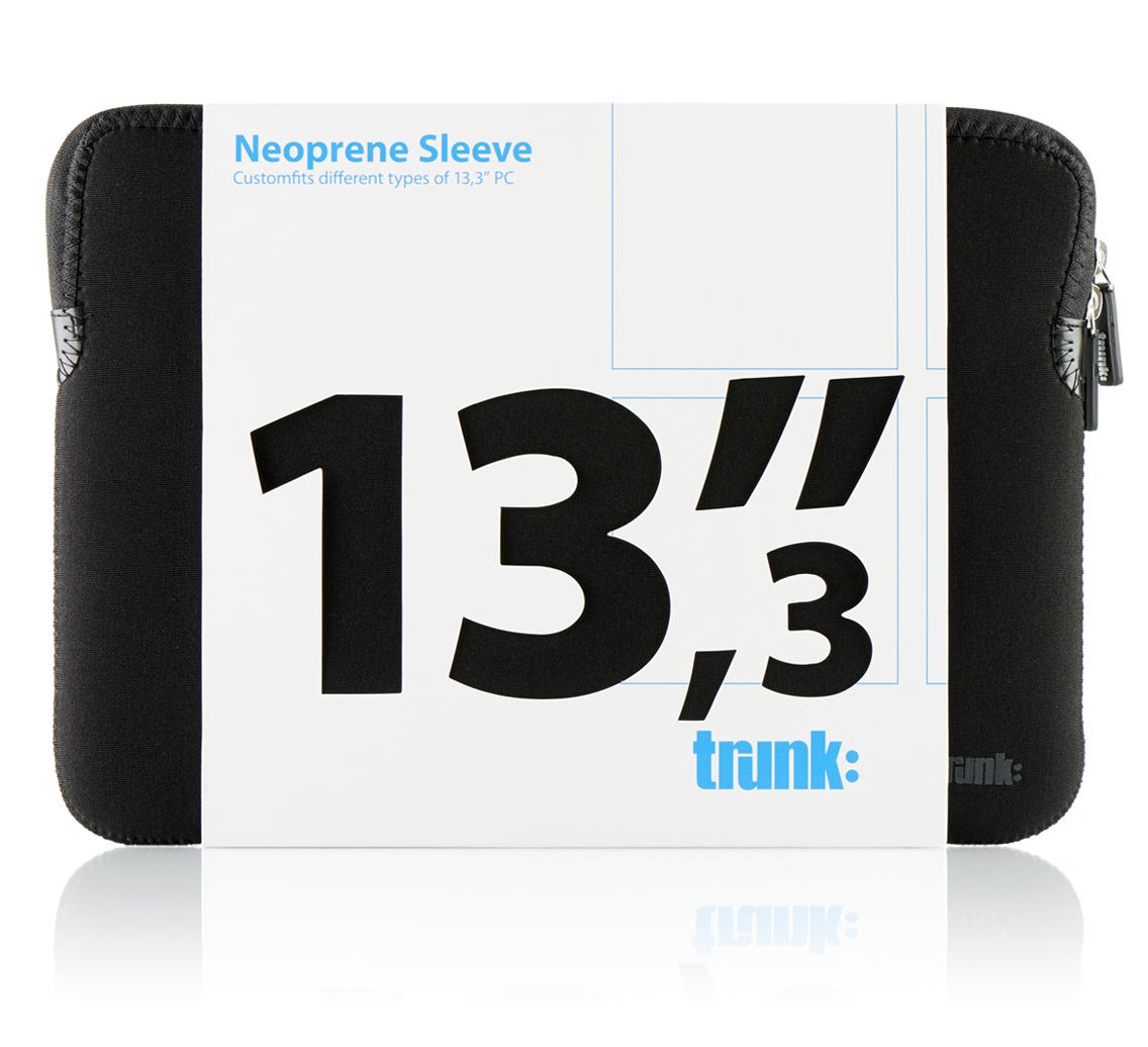 EAN 5711381000293 - Trunk TR-PC13-BLK maletines para portátil 33,8 cm (13.3") Funda Negro imagen 1