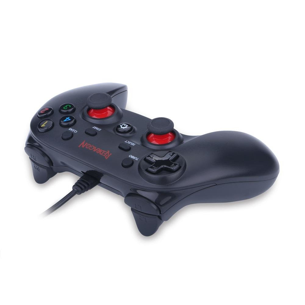 Redragon G807 Gaming Controller Gamepad Android,Pc,Playstation,Playstation 2,Playstation 3 Usb Black