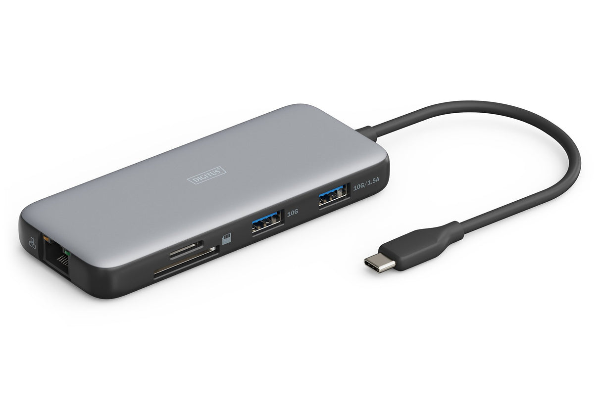 EAN 4016032497738 - Digitus DA-70914 base para portátil y replicador de puertos Alámbrico USB 3.2 Gen 2 (3.1 Gen 2) Type-C Ne imagen 1