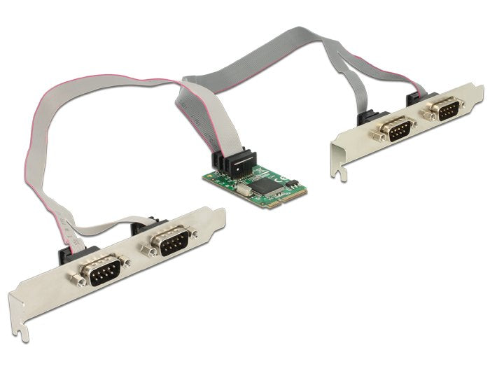 Delock 95243 Tarjeta Mini Pcie > 4 X Serie Rs-232