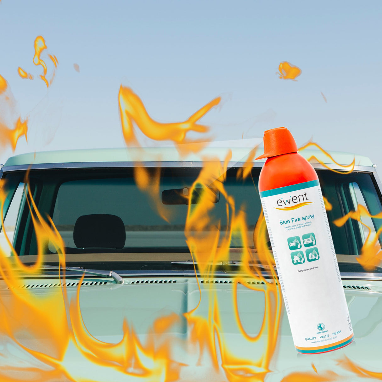 EAN 8054392619113 - Ewent EW5621 extintor de incendios Químico húmedo A, B, C, E imagen 8