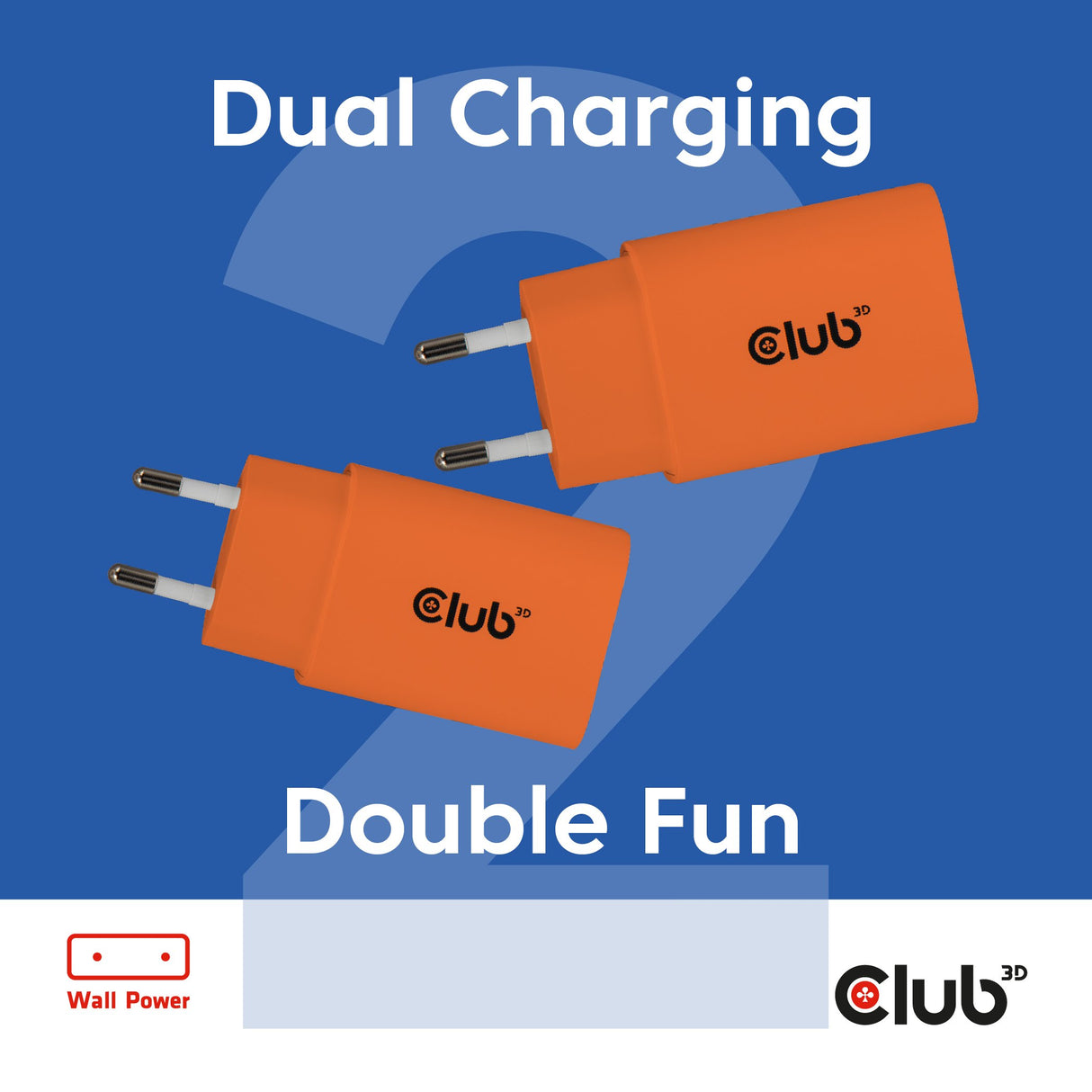 EAN 8719214473426 - CLUB3D CAC-3023 cargador de dispositivo móvil Smartphone, Universal Naranja Corriente alterna Carga rápid imagen 3