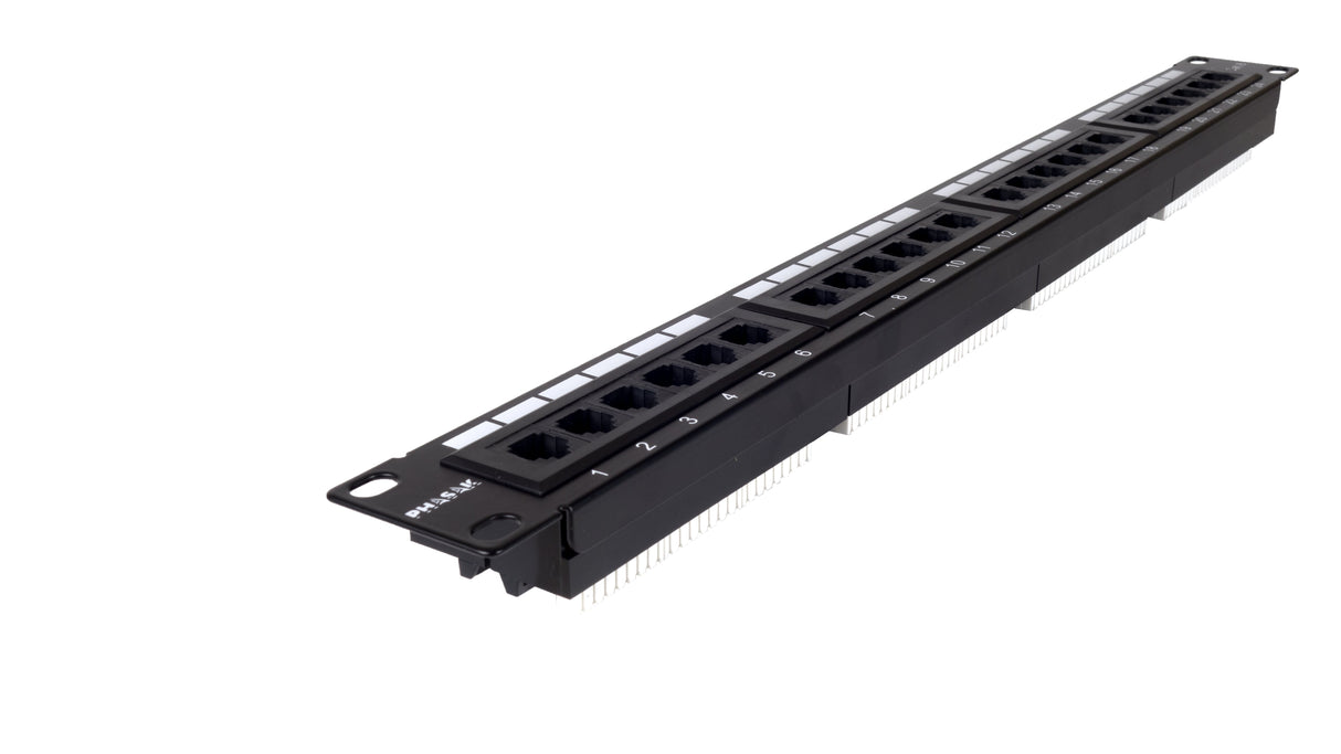 Phasak Panel De Parcheo 19" Cat.6 Utp Rj45 Dual 1u