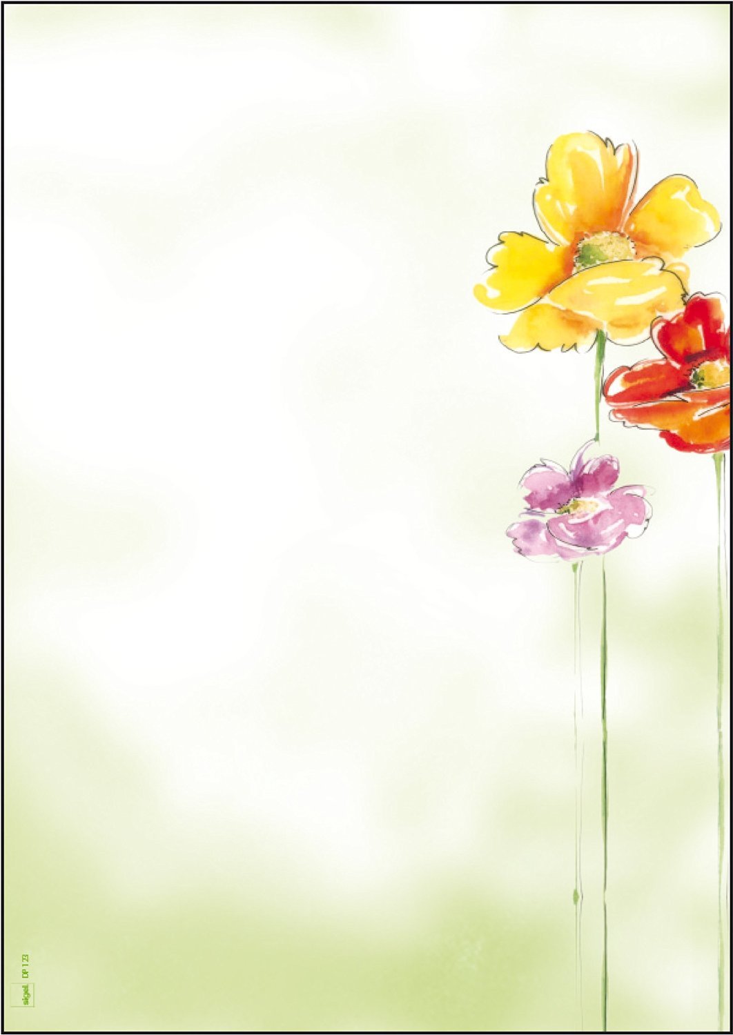 Sigel Spring Flowers Motivpapier Din A4 90 G M²