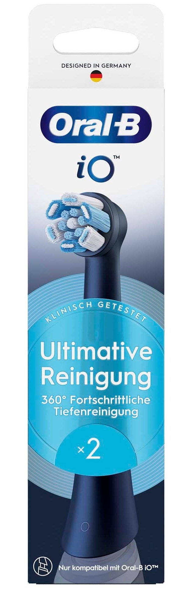 EAN 8700216373807 - Oral-B iO Ultimate Clean 16262903 cepillo de cabello 2 pieza(s) Negro imagen 2