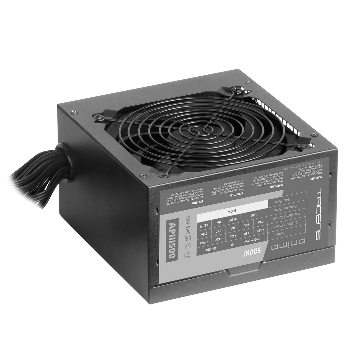 EAN 8437023608081 - Tacens Anima APIII500 unidad de fuente de alimentación 20+4 pin ATX imagen 1