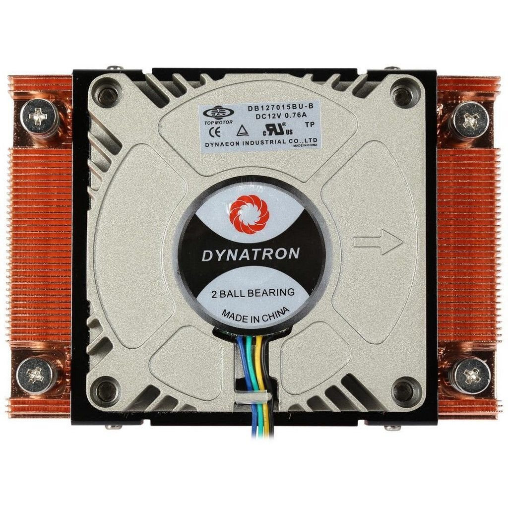 Dynatron A18 Sistema De Refrigeración Para Ordenador Procesador Refrigerador De Aire 7 Cm Cobre, Oro 1 Pieza(S)