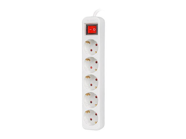 EAN 5901969429183 - Lanberg PS1-05F-0300-W base múltiple 3 m 5 salidas AC Interior Blanco imagen 2