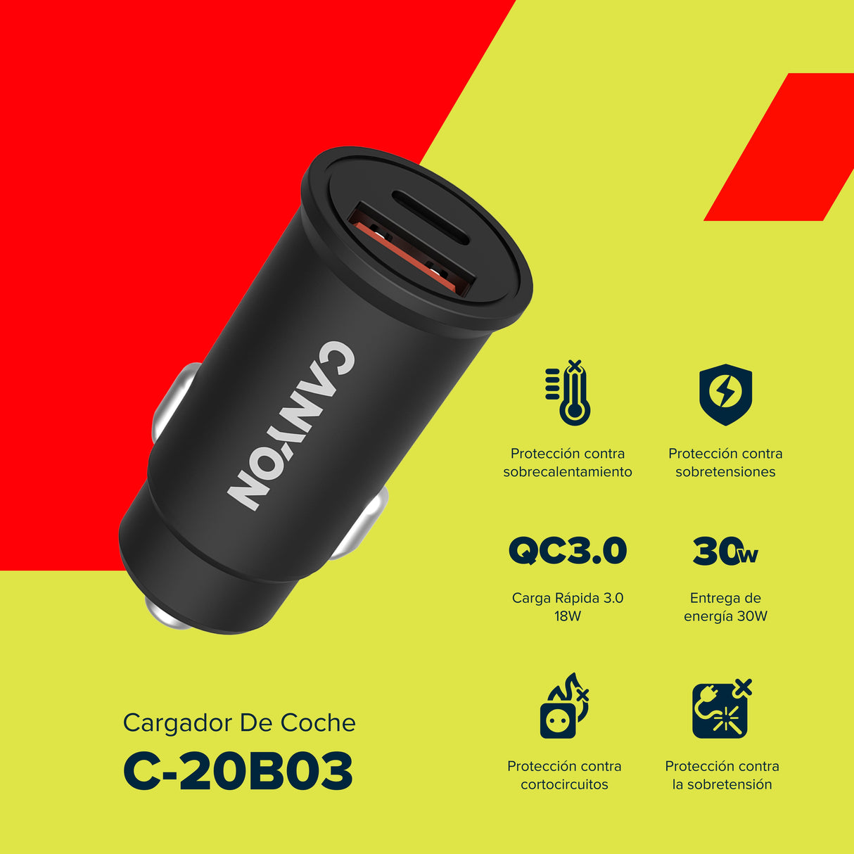 EAN 5291485008437 - Canyon С-20B03 Cámara digital, GPS, MP3, MP4, Teléfono móvil, PDA, Consola de juegos portátil, Smartphone imagen 4